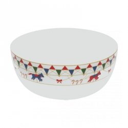 Miska okrągła do sałatek Xmas Carousel - 25 cm
