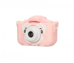 Extralink Aparat cyfrowy Kids Camera H28 Single Różowy 1080P 30fps, wyświetlacz 2.0