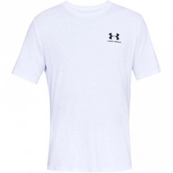 Koszulka męska Under Armour Sportstyle Left Chest SS biała 1326799 100 L