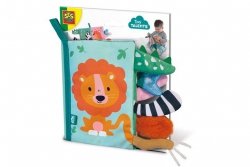 SES Creative Tiny Talents Sensory animal tails cloth book zabawka rozwijająca sprawność ruchową
