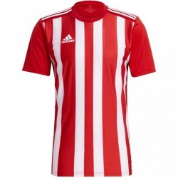 Koszulka męska adidas Striped 21 Jersey czerwono-biała GN7624 2XL