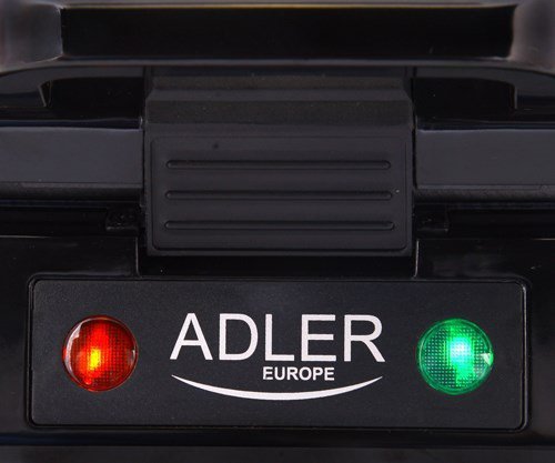 Gofrownica Adler AD 3036 (1500W; kolor srebrny)