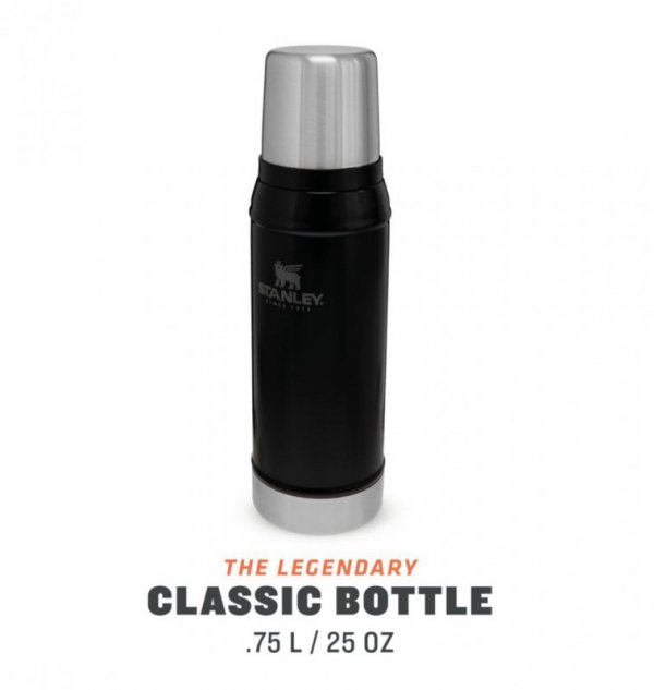 Stanley termos LEGENDARY CLASSIC - MATTE BLACK 0,75L