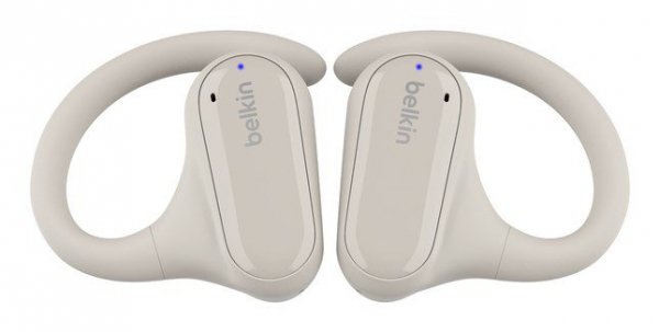 BELKIN SŁUCHAWKI BT Z OTWARTYM UCHEM CLEARFIT, KREMOWE