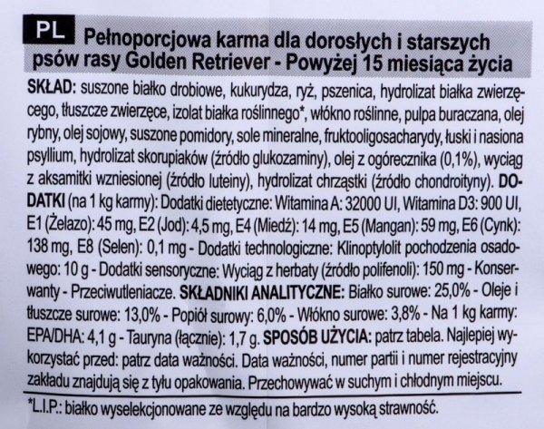 ROYAL CANIN BHN Golden Retriever - sucha karma dla psa dorosłego - 12 kg