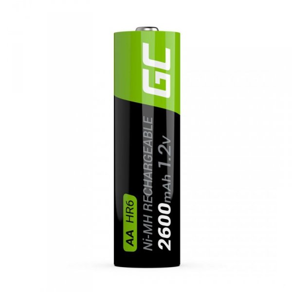 GREEN CELL AKUMULATORKI PALUSZKI 4X AA R6 2600MAH