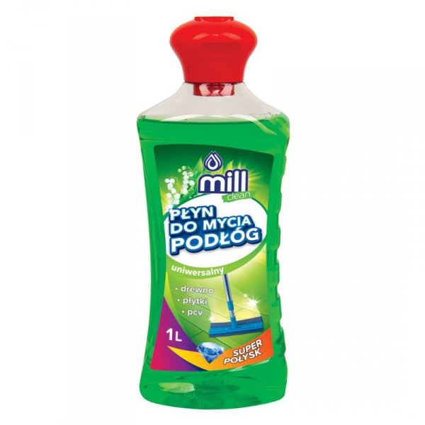 MILL CLEAN Płyn do mycia podłóg o zapachu Konwalii 1l (opak.zb 9 szt.)