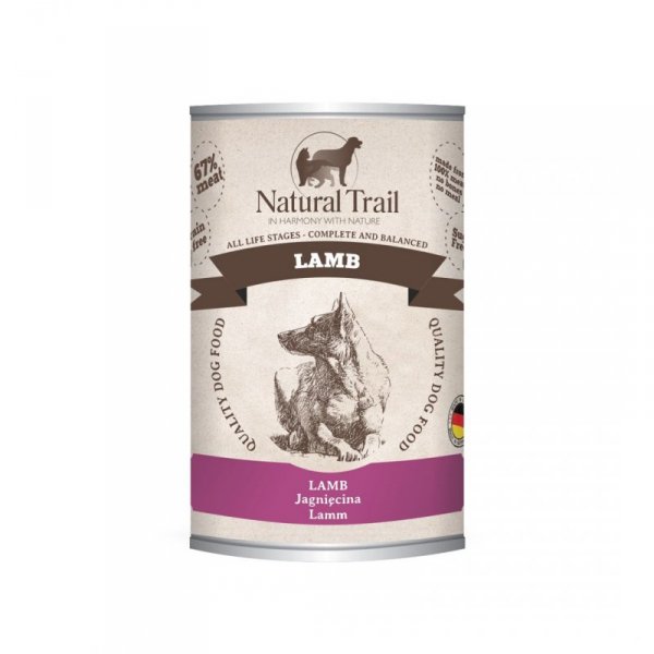 NATURAL TRAIL Jagnięcina karma dla psa 400g