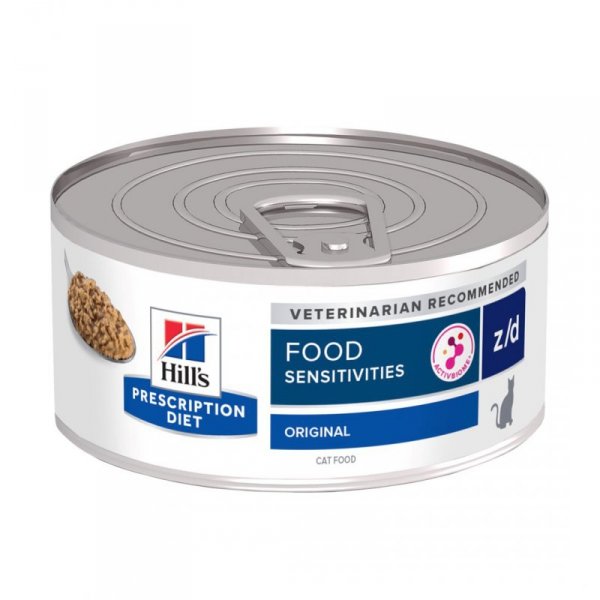 HILL&#039;S Prescription Diet Food Sensitivities z/d Feline - mokra karma dla kota z alergią pokarmową - 156 g