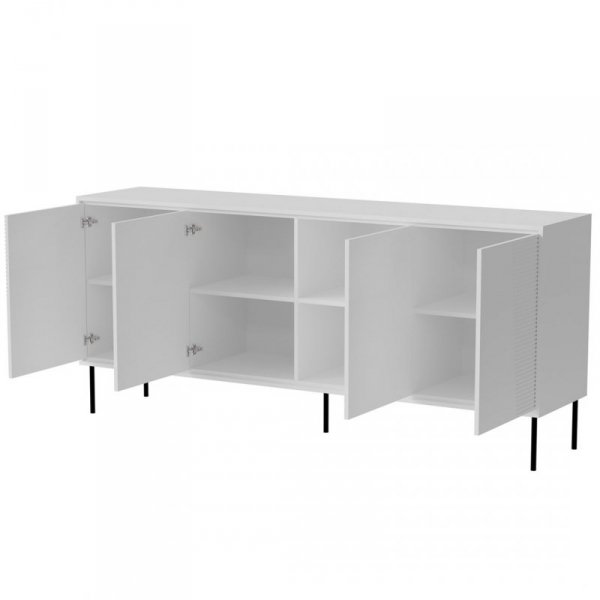 Komoda 4D ABI 200x45x88 biały mat