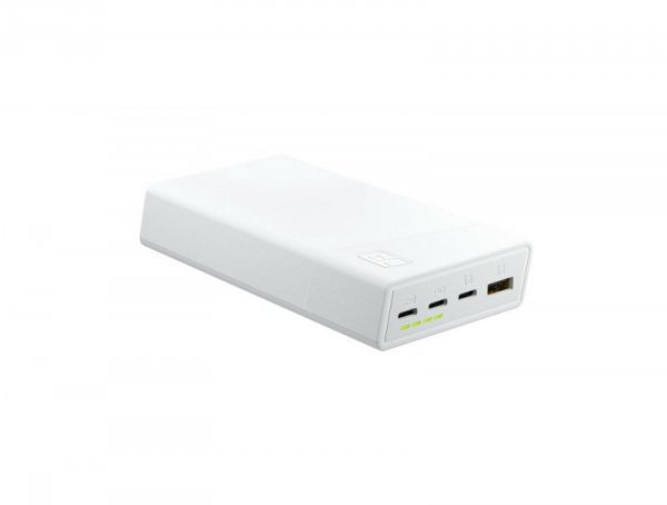 GREEN CELL POWERBANK POWERPLAY 20S BIAŁY 20000MAH 22,5W 3X USB-C PD 1X USB-A