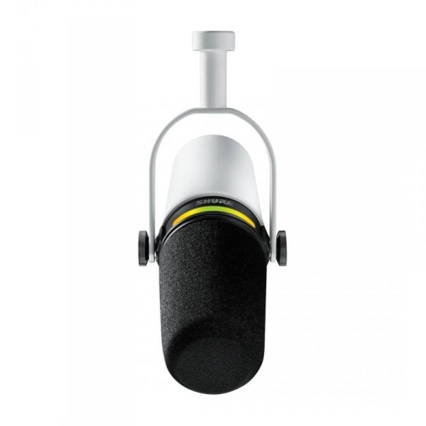 Shure MV7+-W - Mikrofon lektorski/wokalny ze złączem XLR/USB-C Biały