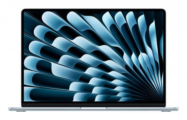 Apple MacBook Air 15,3&quot;Retina 500nit M4 chip with 10-core CPU + 10-core GPU 24GB SSD512 2xTB4 BLKB 1Y Sky Blue