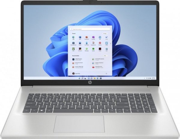 HP 17-CN4033CL Core 5 120U 17.3&quot;FHD 16GB SSD1TB BT BLKB Win11 Natural Silver (REPACK) 2Y