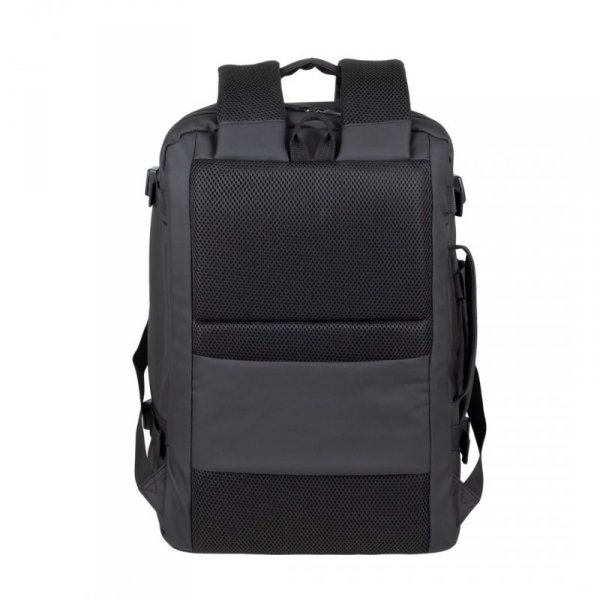 RIVACASE PLECAK NA LAPTOP 17,3&quot; TEGEL ECO, CZARNY, MATERIAŁ WODOODPORNY, EKO RPET, KIESZENIE NA SMARTFON, DOKUMENTY,AKCESOR