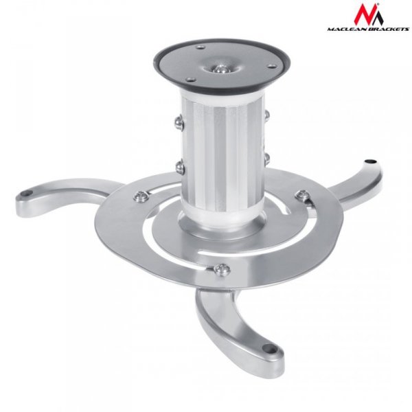 Uchwyt sufitowy do projektora Maclean MC-517 (80 mm - 980 mm; 10 kg; kolor srebrny)
