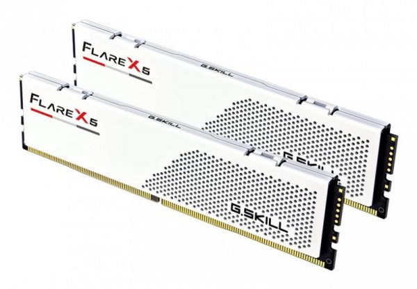 G.SKILL FLARE X5 AMD DDR5 2X32GB 6000MHZ CL36-36 EXPO WHITE F5-6000J3636F32GX2-FX5W