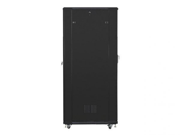 Szafa jednosekcyjna, zamykana na zamek Lanberg FF01-8042-12B (42U; 19&#039;&#039;; 2050mm / 800mm / 1000 mm; stojąca; Pełne, Szk