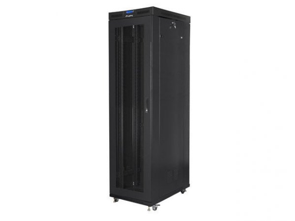 LANBERG SZAFA STOJĄCA RACK 19&quot; 47U 800X1000 DRZWI PERFOROWANE CZARNA FF01-8047-23BL