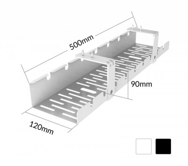 Organizer kabli do biurka ACTIVEJET CMP502 czarny