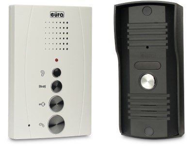 DOMOFON EURA ADP-11A3 &#039;&#039;INVITO&#039;&#039; b/słuchawkowy biały