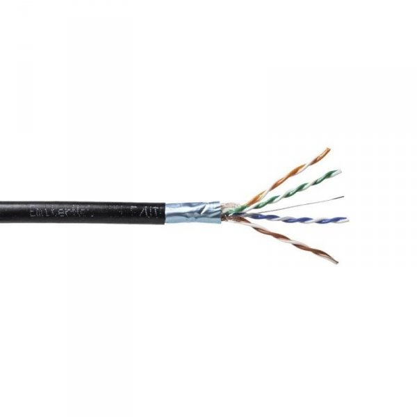 Kabel EmiterNet zewnętrzny żelowany FTP (F/UTP) kat.5e, drut 4x2x0,5 PE+GEL