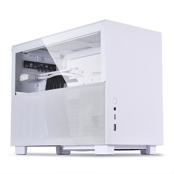 Obudowa Lian Li Q58W4 Mini-ITX, PCIE 4.0 Edition - biała