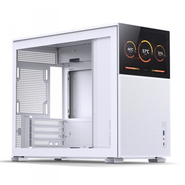 Jonsbo D31 MESH Screen Obudowa Micro-ATX, Szkło Hartowane - biała