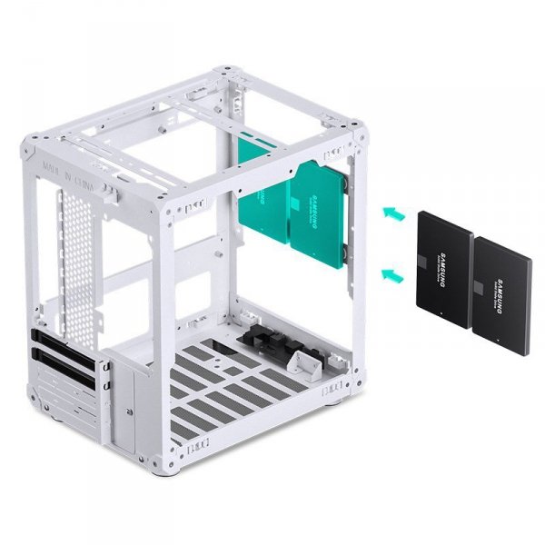 Obudowa komputerowa Jonsbo C6 Micro-ATX - biała