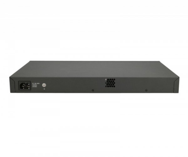 FiberHome S5800-28T-X-PE-AC łącza sieciowe Zarządzany L2/L3 Gigabit Ethernet (10/100/1000) Obsługa PoE 1U Czarny, Szary