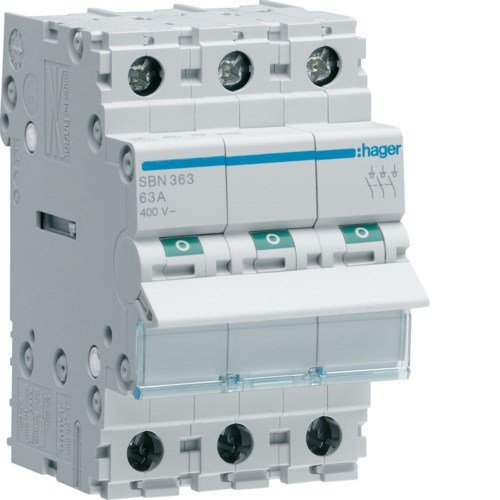 Hager SBN363 wyłącznik instalacyjny 3 3 moduł(y)