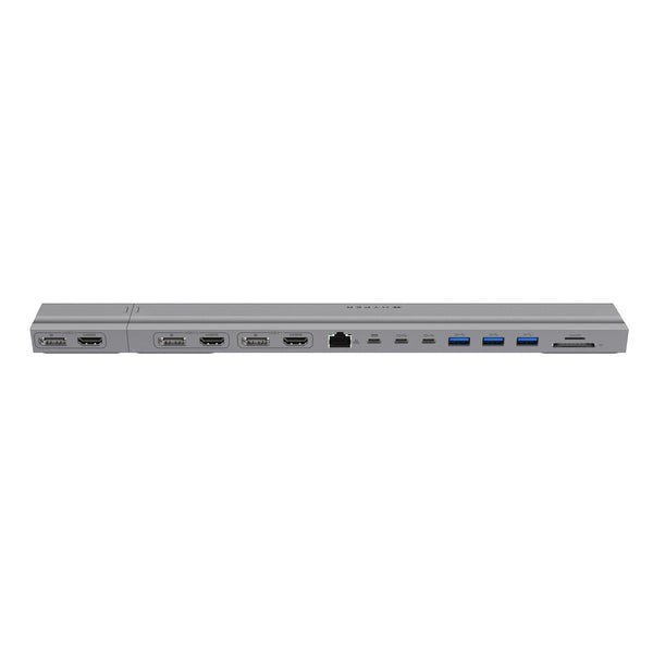 Targus HyperDrive 4K 2 x USB 3.2 Gen 2 (3.1 Gen 2) Type-C Srebrny