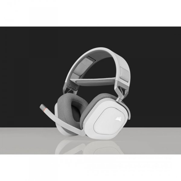 Słuchawki Corsair HS80 RGB Wireless White