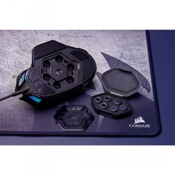 Mysz komputerowa Corsair NIGHTSWORD RGB CH-9306011-EU (optyczna; 18000 DPI; kolor czarny)