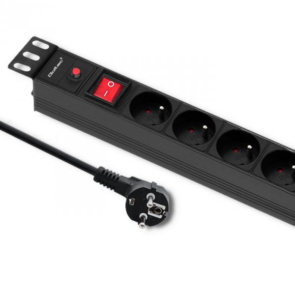 Listwa Qoltec 53996 (kolor czarny)