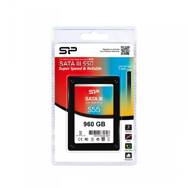 Silicon Power Slim S55 2.5&quot; 960 GB Serial ATA III  TLC