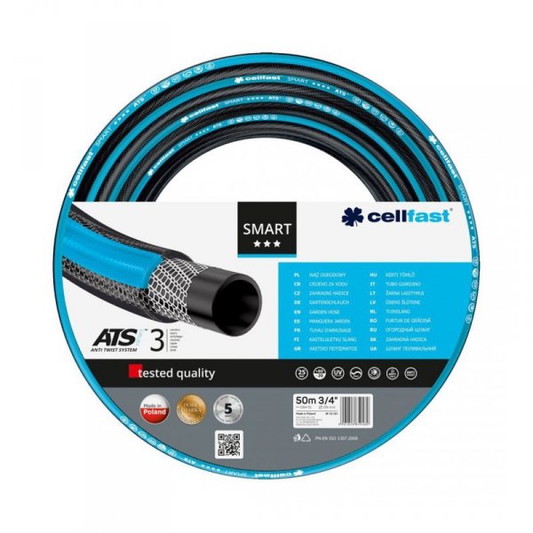 Wąż ogrodowy CELLFAST smart ATS 3/4&quot; 50m