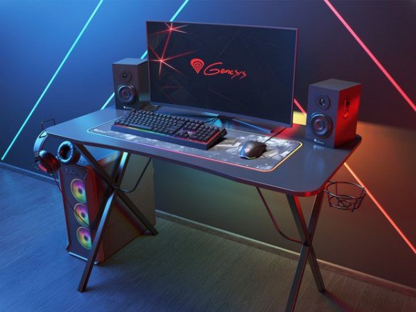 GENESIS BIURKO GAMINGOWE HOLM 200 RGB NDS-1606