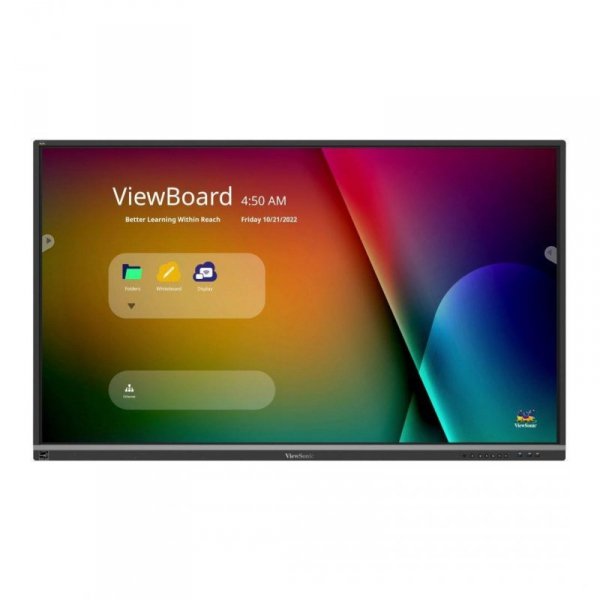 Viewsonic IFP7550-5F tablica interaktywna 190,5 cm (75&quot;) 3840 x 2160 px Ekran dotykowy Czarny HDMI