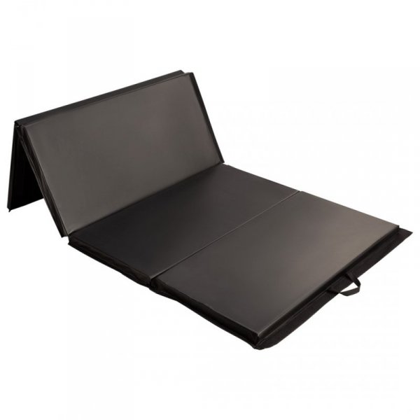 Materac gimnastyczny składany czarny 2400x1200x50mm HMS MGS01