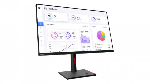 Lenovo ThinkVision T32p-30  31,5&quot; IPS 60Hz 350nits AG USB, HMI, DP Raven Black