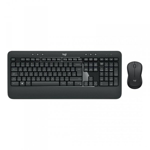 Logitech Advanced MK545 klawiatura Dołączona myszka Biuro RF Wireless QWERTY Amerykański międzynarodowy Czarny