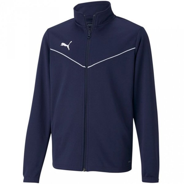 Bluza dla dzieci Puma teamRISE Training Poly Jacket Jr granatowa 657393 06 152cm