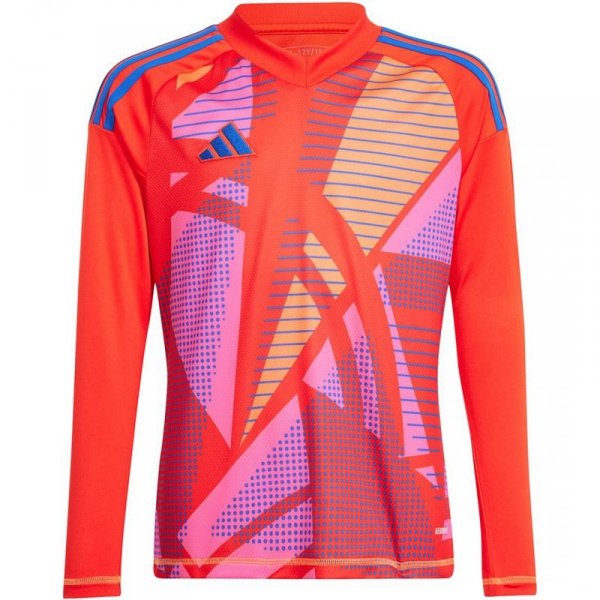 Koszulka bramkarska dla dzieci adidas Tiro 24 Competition Long Sleeve czerwona IN0431 128cm