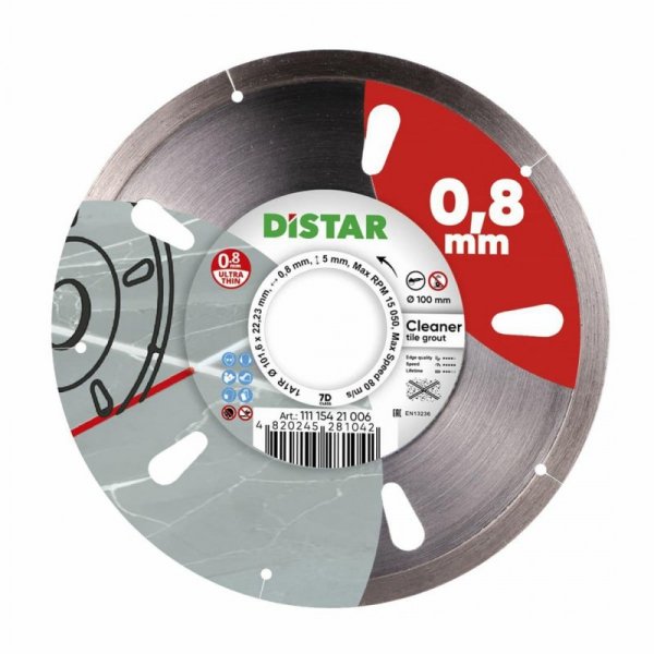 Tarcza diamentowa Distar Cleaner 100 x 0,8 x 5 x 22,23mm