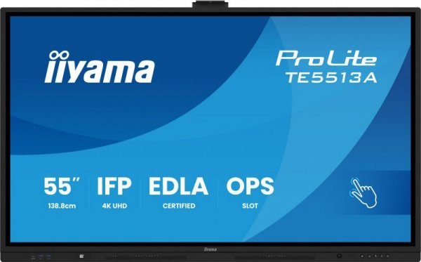 Płaski ekran Iiyama TE8613A-B1AG 86 IN IR 40P Touch - 8 ms