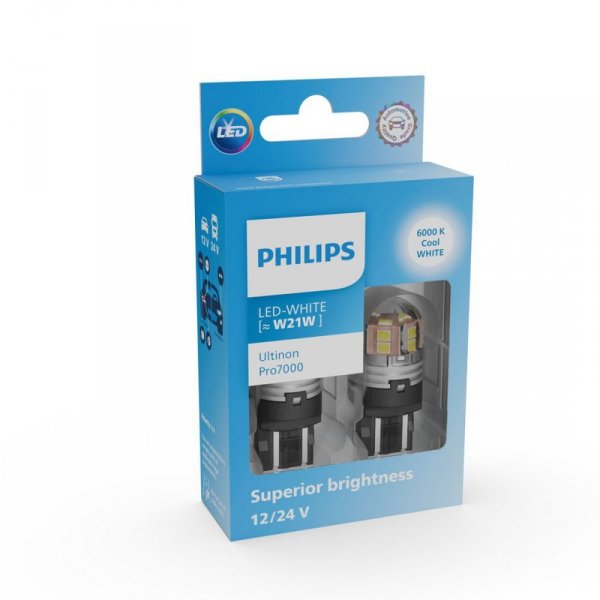 Philips Ultinon Pro7000 SI 11065CU70X2 Doskonała jasność, bezpieczniejsza jazda