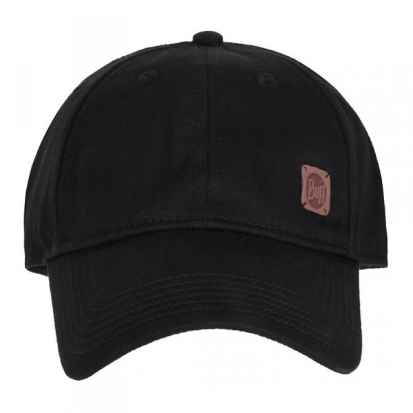 Buff Solid Black Czapka z daszkiem Bawełna, Poliester