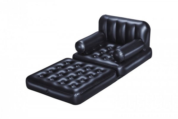 Bestway 75114/23 nadmuchiwane krzesło do salonu Czarny
