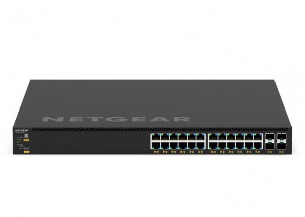 NETGEAR GSM4328-100AJS Zarządzany L3 Gigabit Ethernet (10/100/1000) Obsługa PoE 1U Czarny